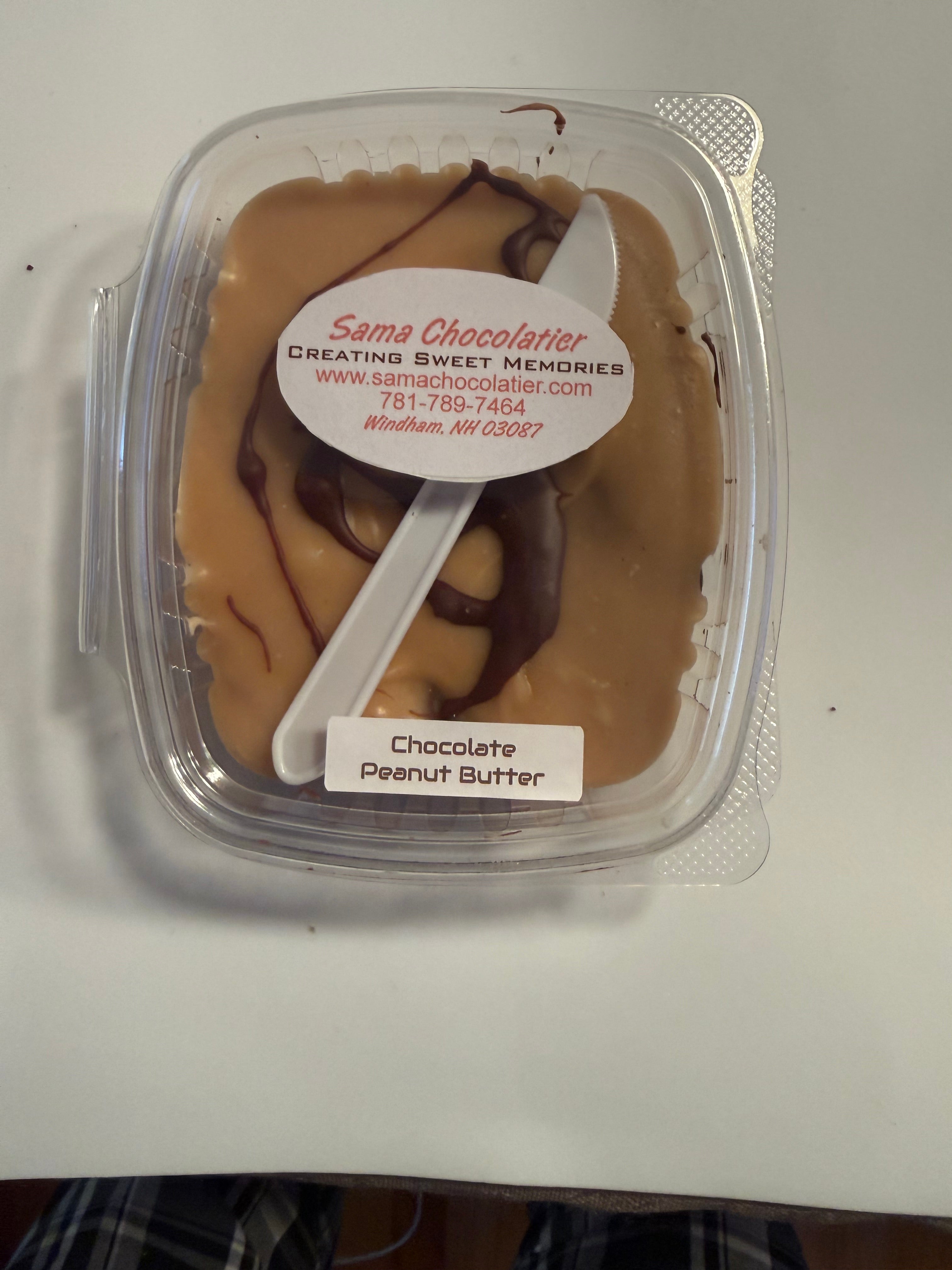 8oz Chocolate Peanut Butter Fudge