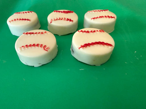 Baseball Chocolate Covered Oreos