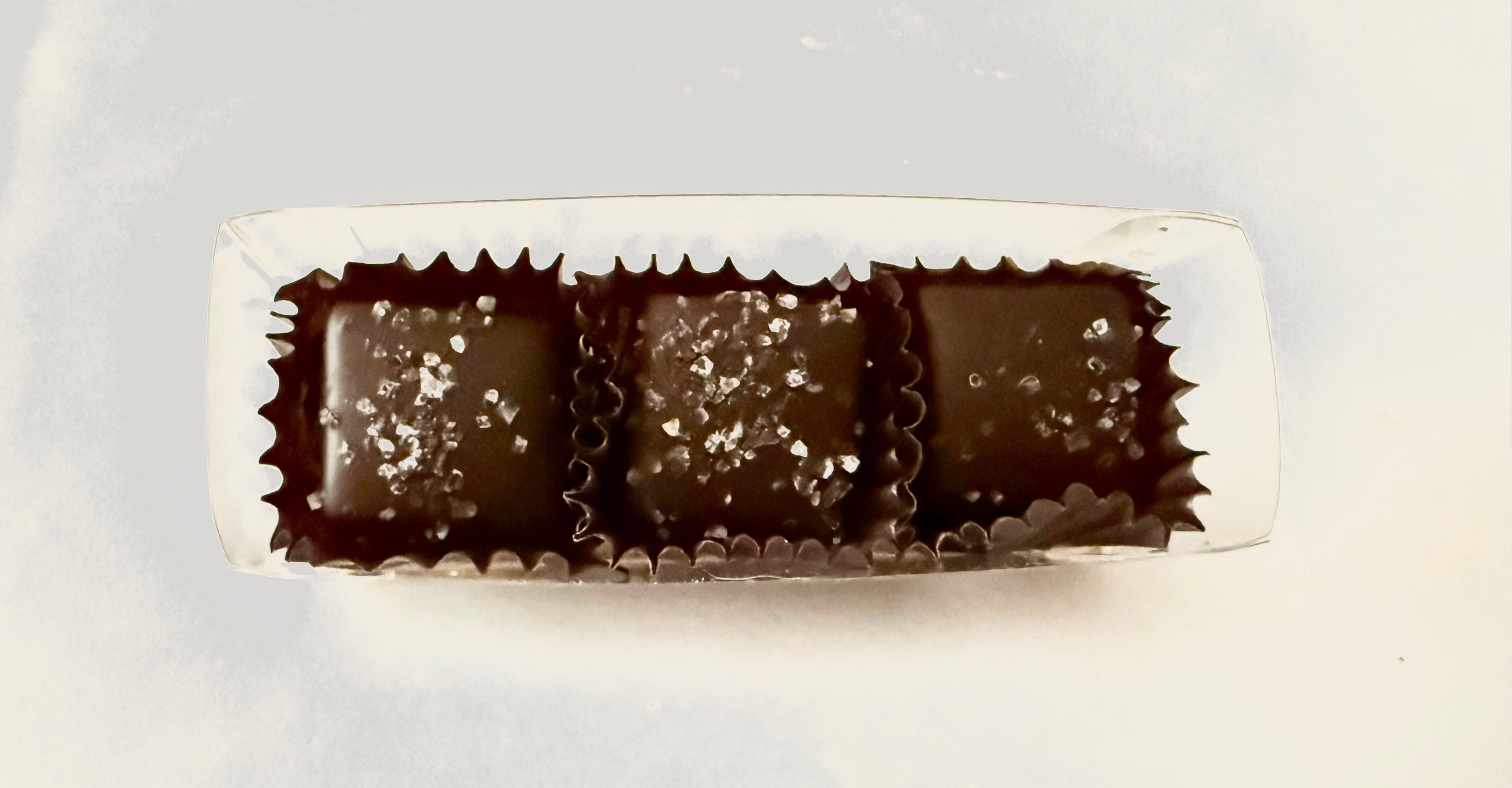 Salted Caramel 3-Pack in Clear Box with Gold Loop Tie