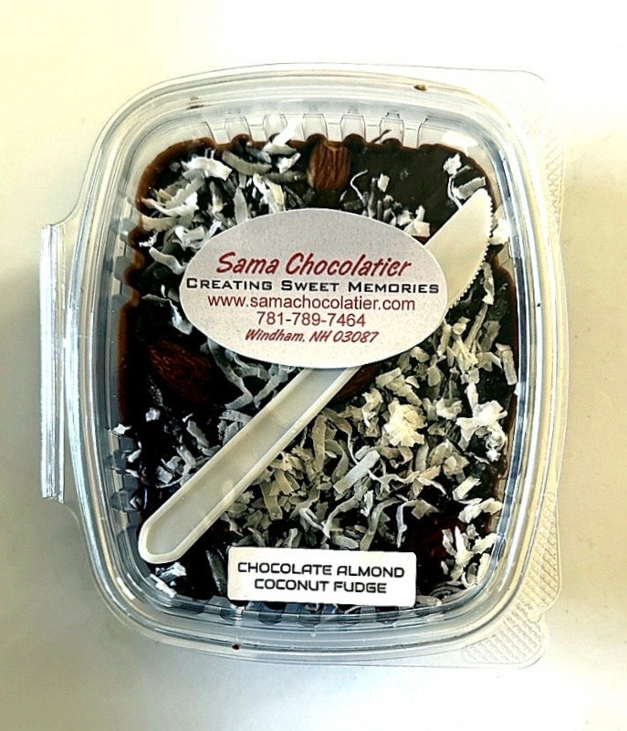 Chocolate Almond Coconut Fudge